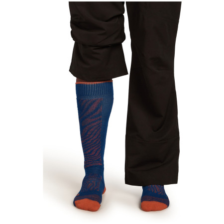 Herrensocken Icebreaker Men Merino Blend Ski+ Medium OTC Mountain Contour
