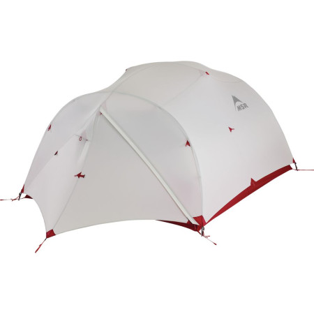 Ultraleichtes Zelt MSR Mutha Hubba NX grau/rot