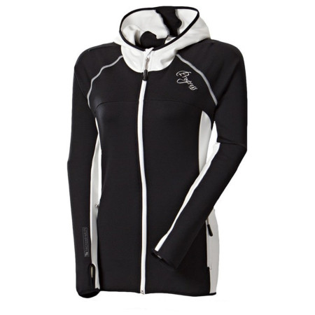 Damen-Sweatshirt Progress Tiba schwarz/weiß Black/White