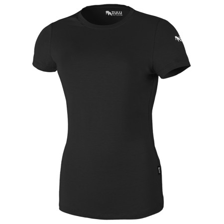Damen-T-Shirt Zulu Bambus 210 Short schwarz Black