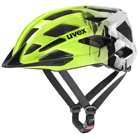 Kinder Fahrradhelm Uvex Air Wing 2 gelb/schwarz neon yellow-black