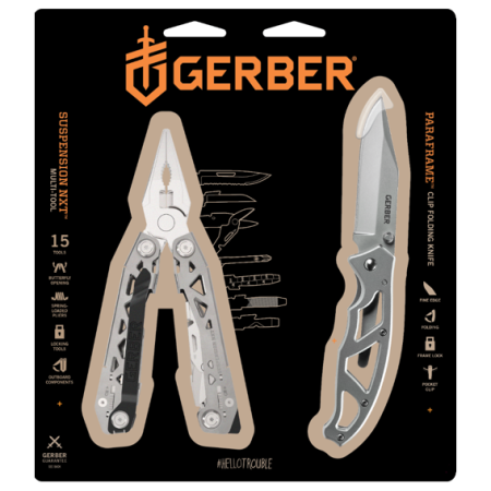 Geschenkset Multitool Gerber Suspension-NXT+ Paraframe I