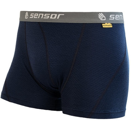 Herrenshorts Sensor Merino DF blau DeepBlue