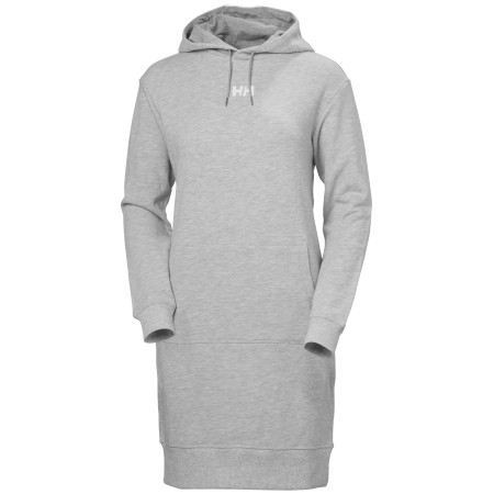 Damenkleid Helly Hansen W Active Hoodie Dress grau 949 Grey Melange