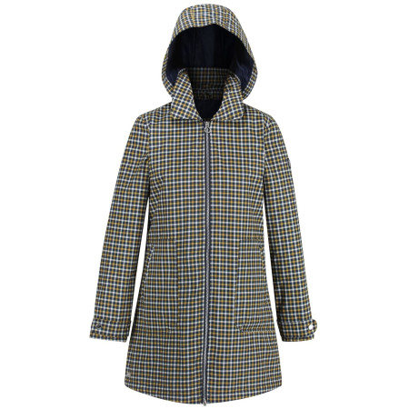 Damenmantel Regatta Celinda blau/weiß Nvy/Mustrdsd