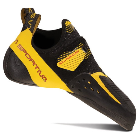 Kletterschuhe La Sportiva Solution Comp schwarz/gelb Black/Yellow