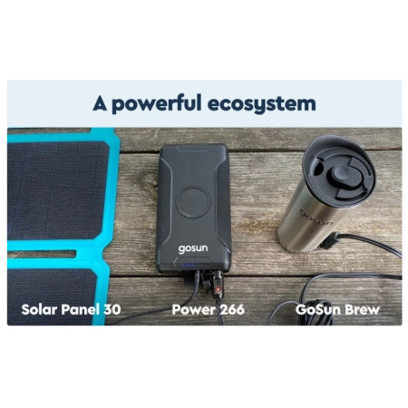 Thermokanne GoSun Brew 12 V a kávovar French Press