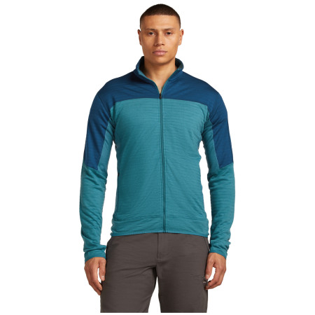Herren Funktions-Sweatshirt Icebreaker Men Merino Blend 300 RealFleece™ Descender LS Zip