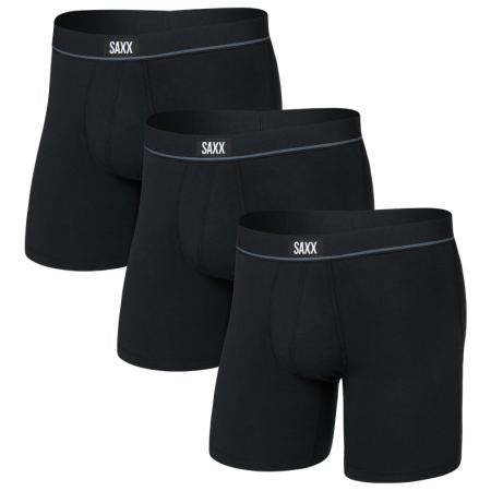 Herren-Boxershorts Saxx Essential Cotton Boxer Brief Fly 3Pk