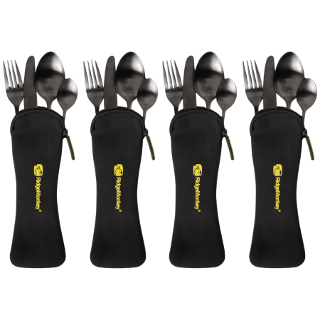 Besteckset Ridge Monkey DLX Cutlery Set Four Pack