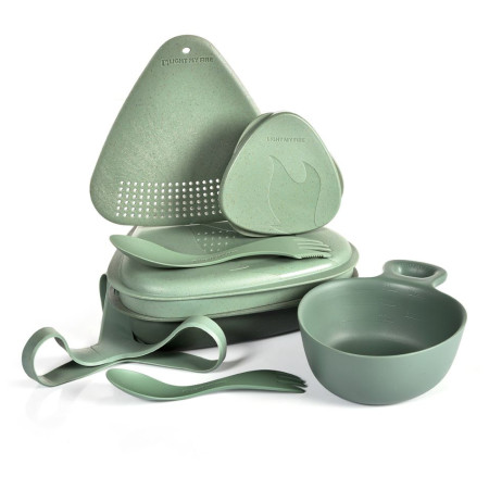 Geschirrset Light My Fire Outdoor MealKit grün sandygreen