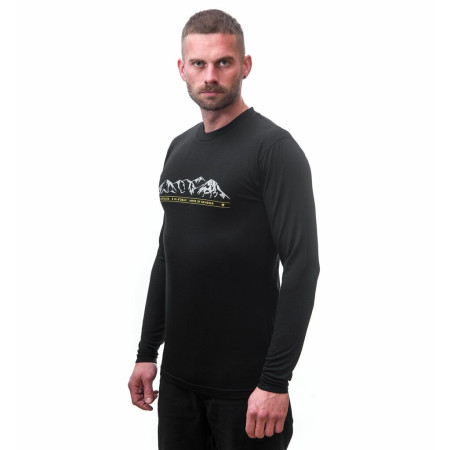 Herren-T-Shirt Sensor Merinowolle PT Mountains langfristig