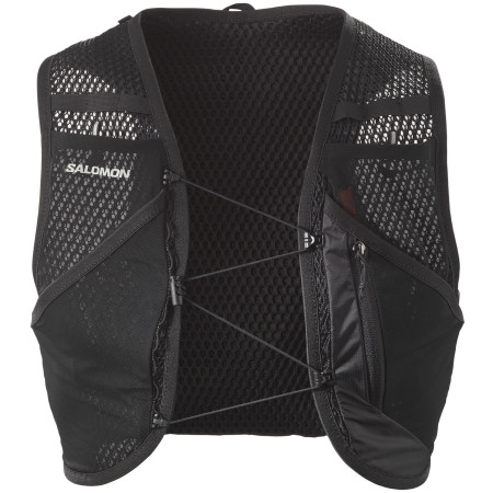 Laufweste Salomon Active Skin 8 No Flasks schwarz/weiß BLACK