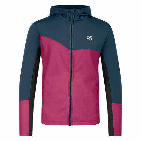 Kinder-Sweatshirt Dare 2b Thriving III Core Stretch rosa/blau BePk/MnltDen