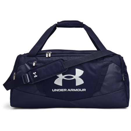 Sporttasche Under Armour Undeniable 5.0 Duffle MD dunkelblau Midnight Navy / Midnight Navy / Metallic Silver