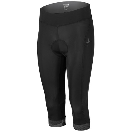 Damen-Radlerhose Etape Livia 3/4 schwarz Black