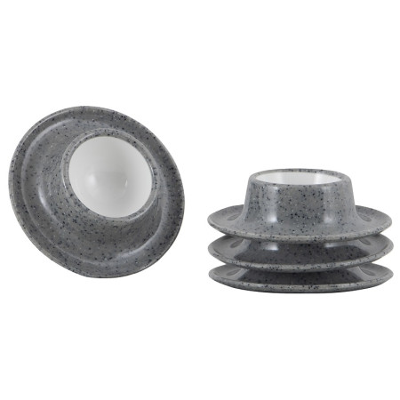 Schüssel-Set Gimex Egg holder Granite grey 4pcs grau