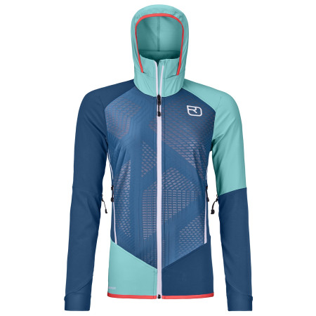 Damenjacke Ortovox Col Becchei Jacket W blau petrol blue