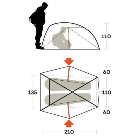 Zelt Ferrino Nemesi 2 Pro