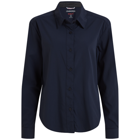 Hemd Craghoppers NosiLife Freeda Long Sleeved Shirt blau Blue Navy