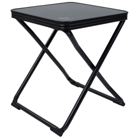Campinghocker Bo-Camp Stool + Table-top black