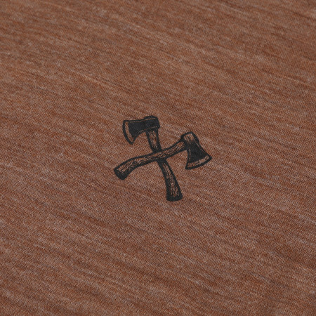 Herren-T-Shirt Zulu Merino Timber 160 Short Comfy