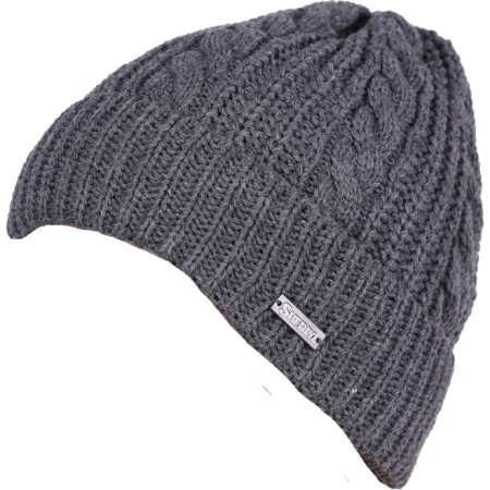 Damenmütze Sherpa Marilyn grau grey mel
