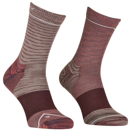 Damensocken Ortovox Alpine Mid Socks W rosa/lila Wild Rose