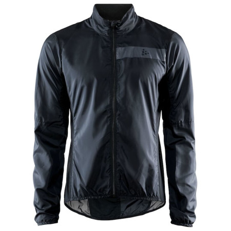 Herren Fahrradjacke Craft Essence Light Wind schwarz Black
