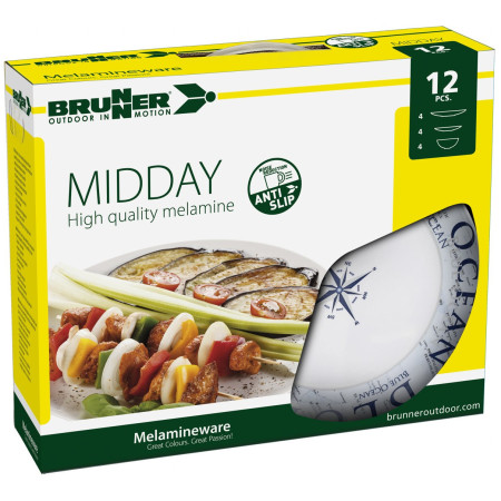 Geschirrset Brunner Midday Blue Ocean