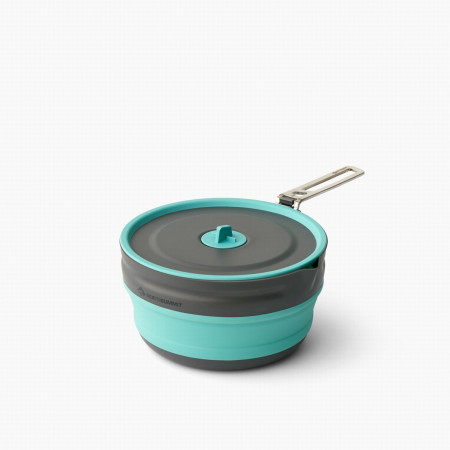 Faltbarer Kochtopf Sea to Summit Frontier UL Collapsible Pouring Pot 2.2L blau/schwarz Aqua Sea Blue