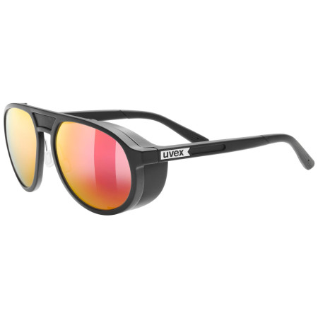 Sonnenbrille Uvex Mtn Classic Pure schwarz/rot Black Matt / Mirror Red