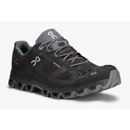 Herren Laufschuhe On Running Cloudventure Waterproof schwarz Black/Graphit