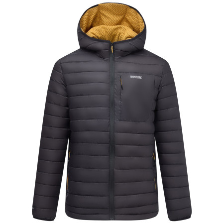 Herren-Steppjacke Regatta Lightfell schwarz/braun Blk(WoodBrn)