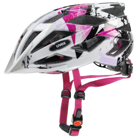 Fahrradhelm Uvex Air wing 2024 weiß/rosa WhitePink