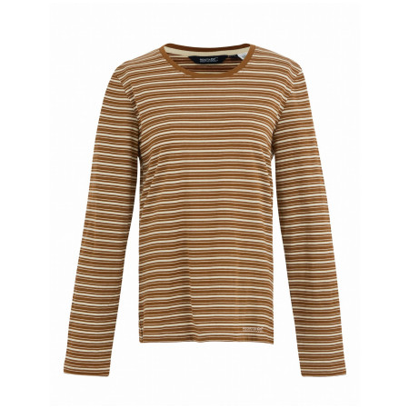 Damen-T-Shirt Regatta Federica weiß/orange GlzdGing/LtV