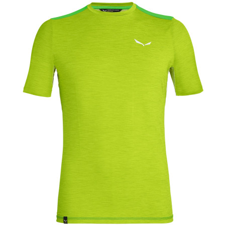 Herren-T-Shirt Salewa Pedroc Hybrid 2 Dry M S/S Tee hellgrün TendershotMelange