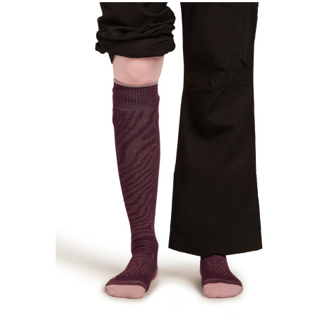 Damensocken Icebreaker Women Merino Blend Ski+ Medium OTC Mountain Contour