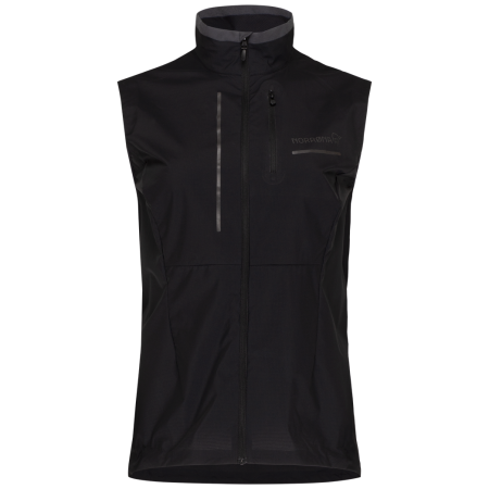 Damenweste Norrona senja aero90 Vest schwarz Caviar Black