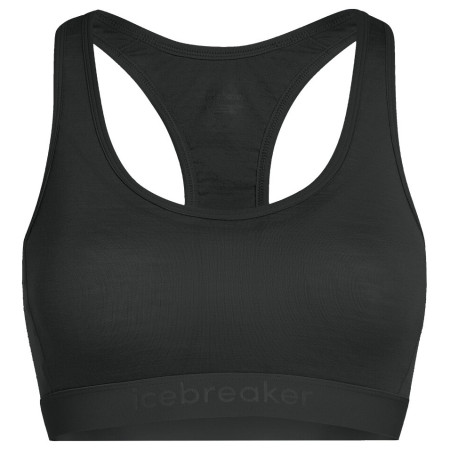 Büstenhalter Icebreaker W Mer 125 ZoneKnit Racerback Bra schwarz black