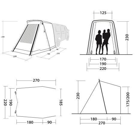 Vorzelt Outwell Sand Van
