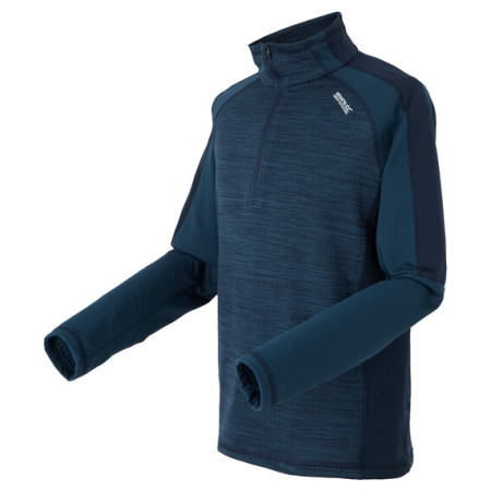 Herren-Sweatshirt Regatta Hepley türkis/blau MnlgtDen/Nvy