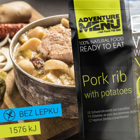 Fertigessen Adventure Menu Schweinerippchen mit Kartoffeln 400g