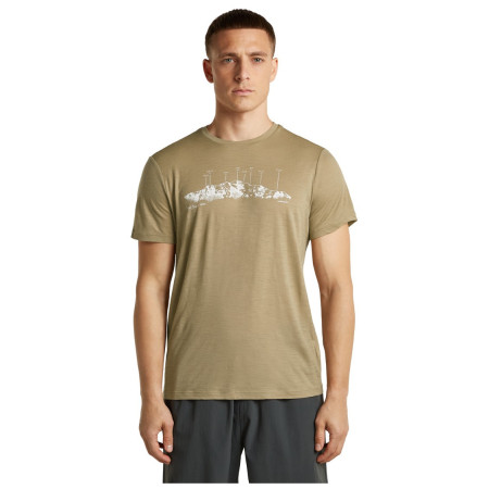 Herren T-Shirt Icebreaker Men Merino 150 Tech Lite SS Tee The Peaks
