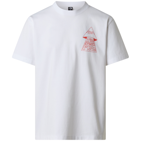 Herren-T-Shirt The North Face M Mountain Play Relaxed Short Sleeve Tee-Graphic weiß TNF WHITE