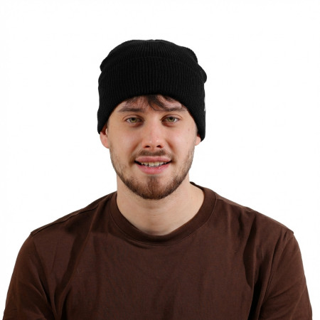 Herren Wintermütze Sherpa Fred schwarz black 1699