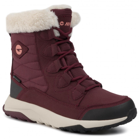 Damen Winterschuhe Hi-Tec Mestia Mid Wp Wo'S rosa Dark Rose/Watermelon Red/Beige