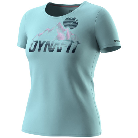 Damen-Funktionsshirt Dynafit Transalper Graphic S/S Tee W blau/hellblau 8051 - marine blue/6240