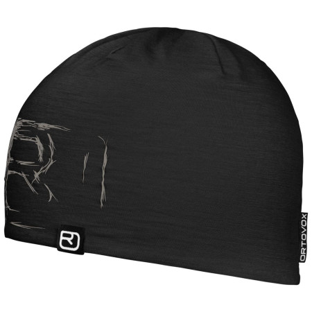 Mütze Ortovox 120 Tec Logo Beanie schwarz black raven