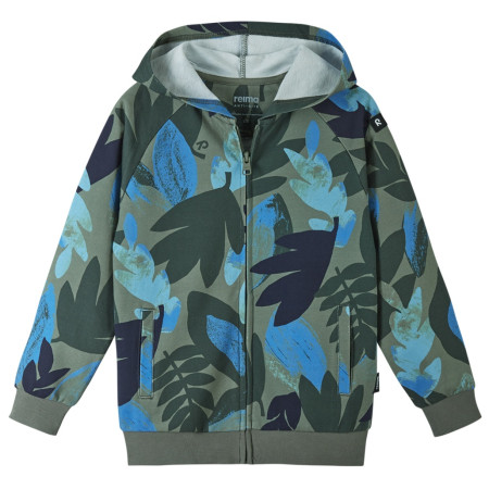 Kinder-Sweatshirt Reima Varmistus grün Greyish green